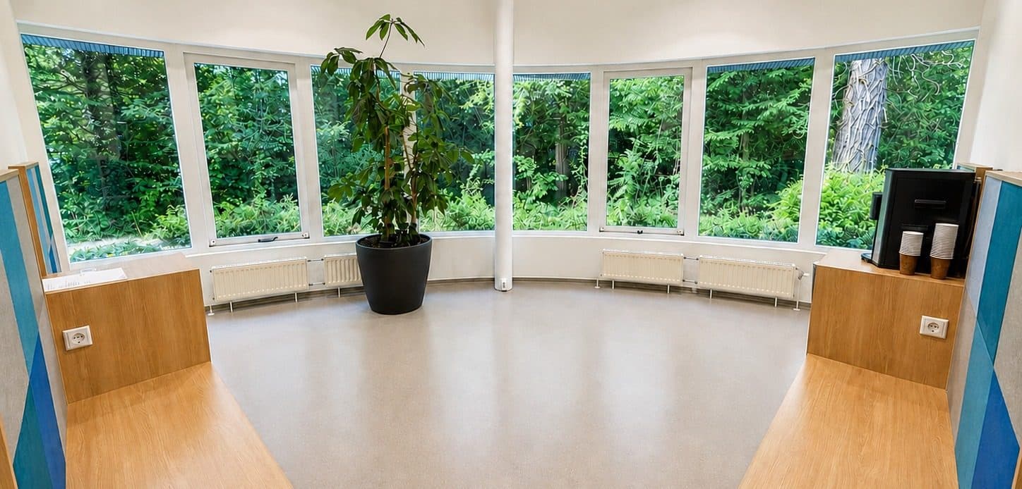 Wachtkamer van de praktijk